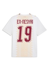 Marokko Youssef En-Nesyri #19 Jalkapallovaatteet Vieraspaita MM-kisat 2026 Lyhythihainen